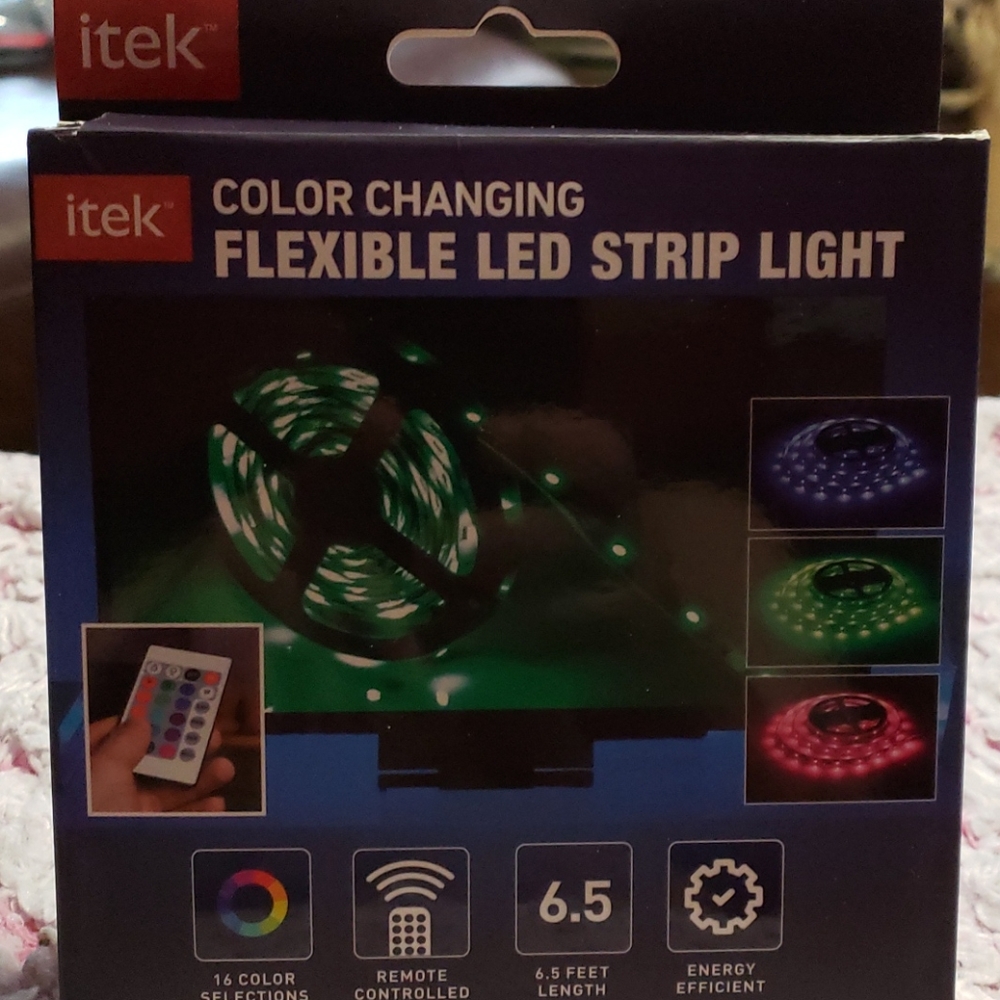 Multi color flexible led strip light